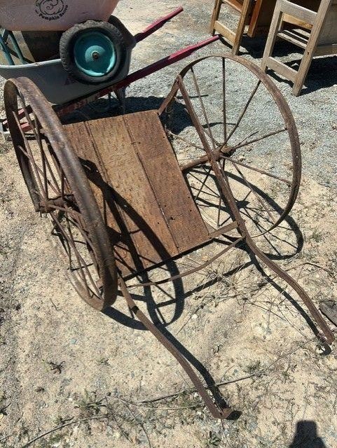 Antique horse-drawn cart