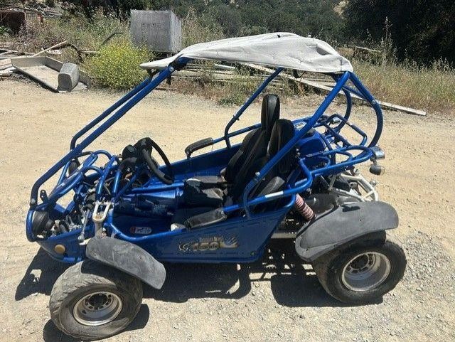 Blue dune buggy